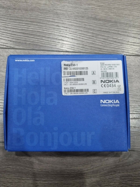 Nokia E50-1 – Silber (Sperrstatus unbekannt) Smartphone