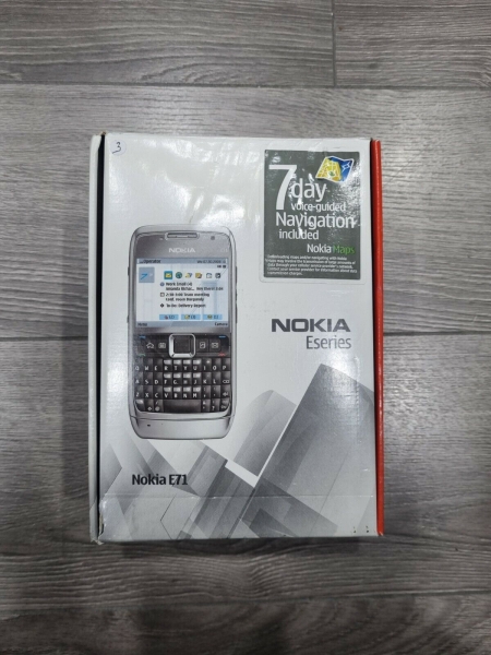 Nokia E71 – Schwarz (Gesperrter Status unbekannt) Smartphone