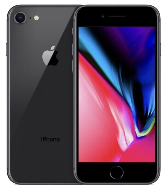 Apple iPhone 8 – 64GB – Schwarz Farbe – ENTSPERRT Smartphone – Guter Zustand