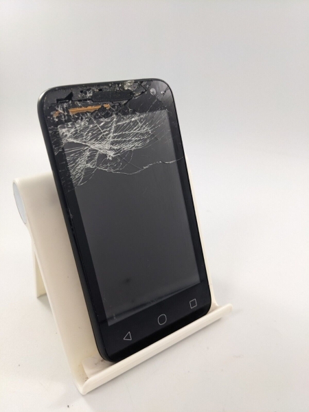Alcatel Pixi 4 (4) schwarz entsperrt Android Smartphone rissig defekt #H02