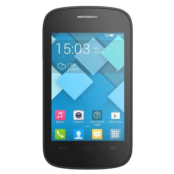 Alcatel Pop C1 blau entsperrt Android Mini Touchscreen Smartphone A+ makellos