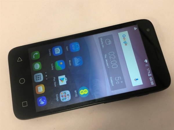 Alcatel Pixi 3 (4.5) 5017X – schwarz (entsperrt) Android Smartphone voll funktionsfähig