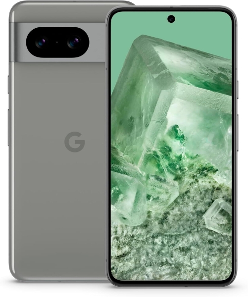 Handy Smartphone Google Pixel 8 5G 8+128GB 6,2 “ Hazel Grau Grün