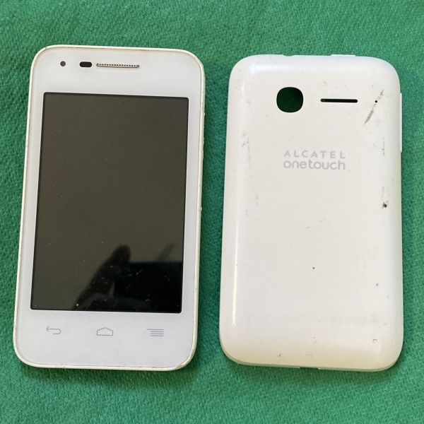Defekt Alcatel 4018x Smartphone weiß Ersatzteil Reparatur ungetestet wie gesehen gelesen