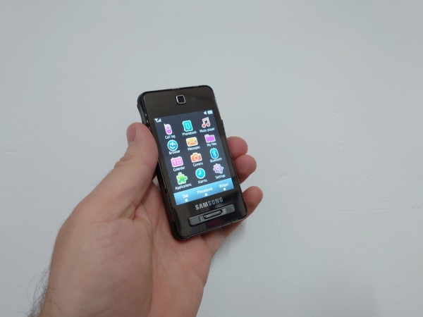 Samsung Tocco SGH F480 silber entsperrt Handy Touchscreen Smartphone F480v