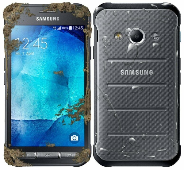 Samsung Galaxy Xcover 3 SM-G388F – 8GB – Dunkelsilber (Ohne Simlock) Smartphone