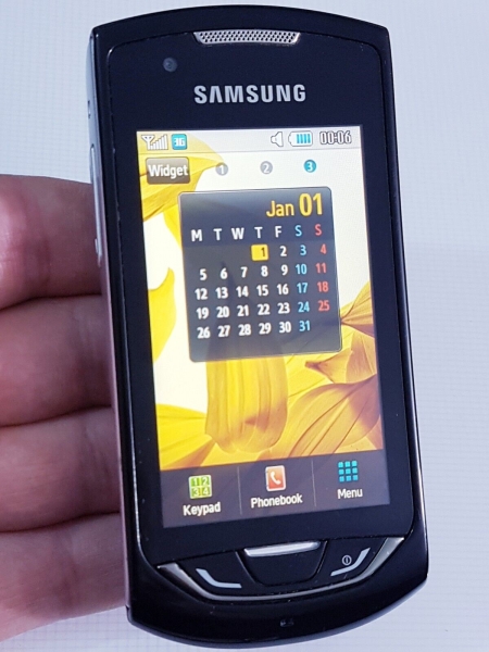 Samsung Monte S5620 (entsperrt) Smartphone Top Zustand mit Ladegerät