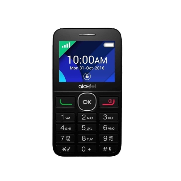 Alcatel 2008G Single SIM 2,4″ entsperrendes Smartphone – schwarz