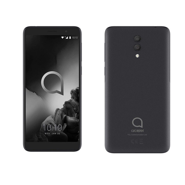 Alcatel 1x 16GB 8MP 4G 5,3″ Single Sim entsperrt Android Smartphone – schwarz