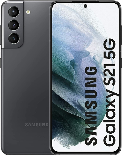 Samsung Galaxy S21 5G G991B/DS Smartphone 256GB Grau Phantom Gray – Gut