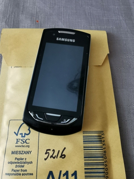 Samsung Monte S5620 Smartphone (entsperrt) dunkelschwarz