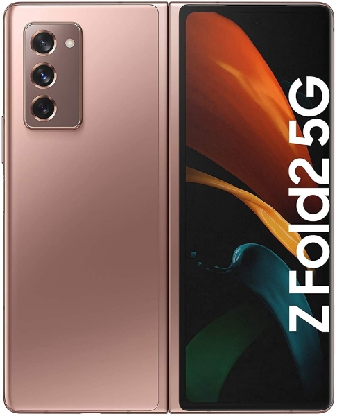 Samsung F916B Galaxy Fold 2 5G DualSim bronze 256GB Android Smartphone 7.6″ 12MP