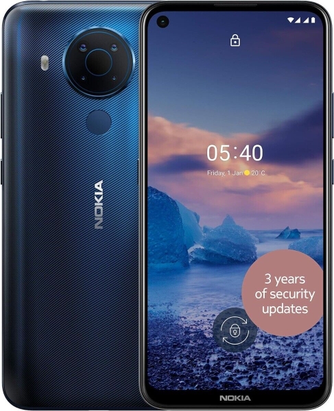 Nokia 5.4 Handy 4G 6,39 Zoll Smartphone Dual SIM 64GB polar nachtblau