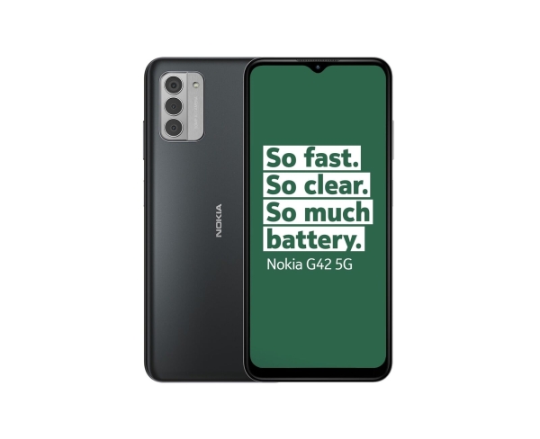 Nokia G42 5G 6.56” HD+ Smartphone Featuring Triple rear 50MP AI camera, 6GB/128G