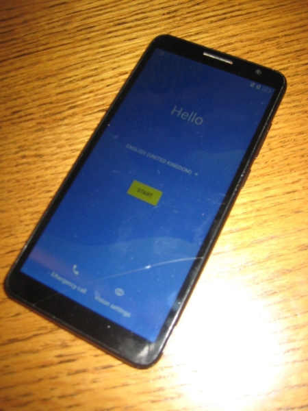 Alcatel 1B (2020) 32GB Prime schwarz entsperrt Dual SIM Smartphone Rissbildschirm