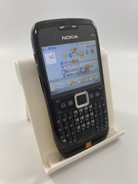 Nokia Corporation E71 RM-346 schwarz orange Netzwerk 110MB 2,36″ 3MP Handy