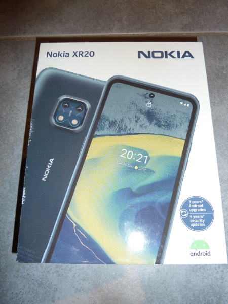 Outdoor Smartphone Nokia XR20 in Blau mit 3 Jahren Garantie