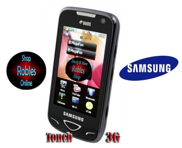 Samsung GT-B7722i Black Dual Sim (Ohne Simlock) Smartphone 3G WLAN mit Pixelfehl