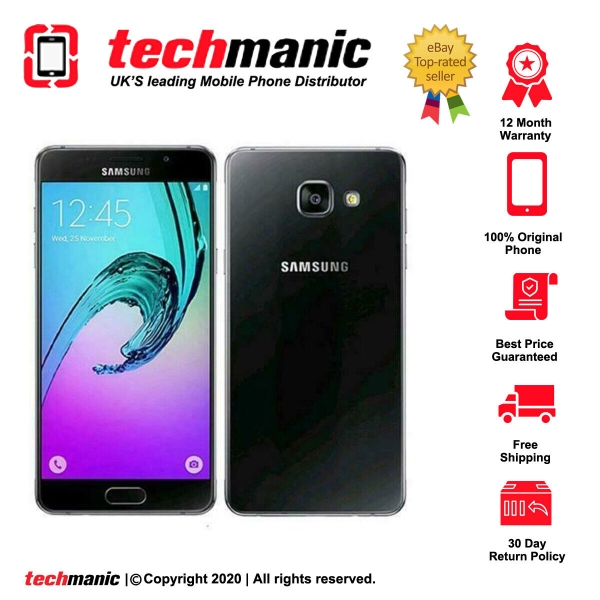 Samsung Galaxy A3 (2016) SM-A310F – 16 GB – Smartphone schwarz (entsperrt)