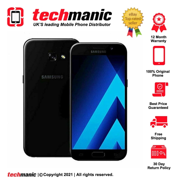 Samsung Galaxy A3 (2017) SM-A320F – 16 GB – Smartphone schwarz (entsperrt) –