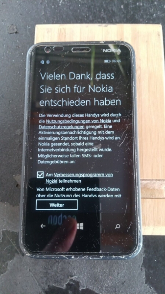 Nokia  Lumia 620 – 8GB – Cyan (Ohne Simlock) Smartphone