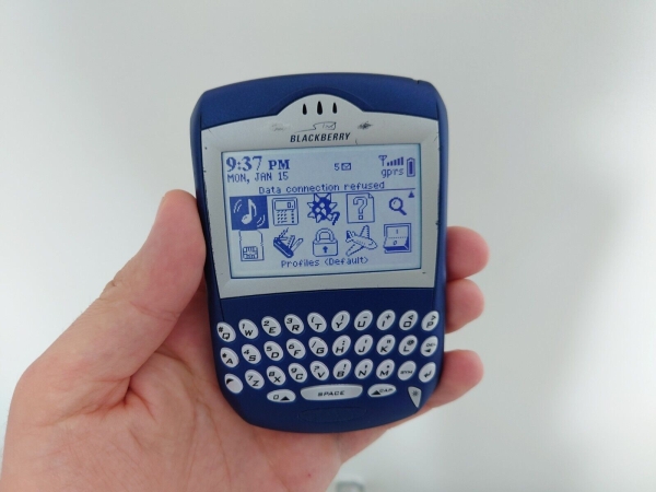 SELTEN BlackBerry 6220 – blau (entsperrt) Smartphone Sammlerartikel 6280 6210 6230