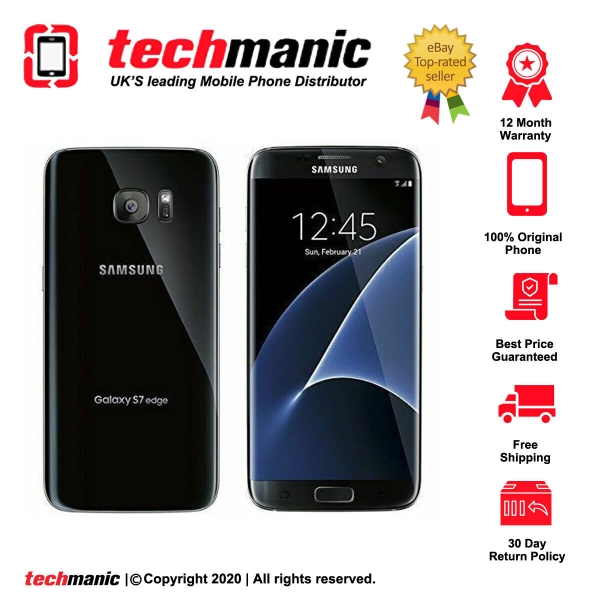Samsung Galaxy S7 edge SM-G935 – 32GB – Smartphone schwarz (entsperrt) – Klasse A