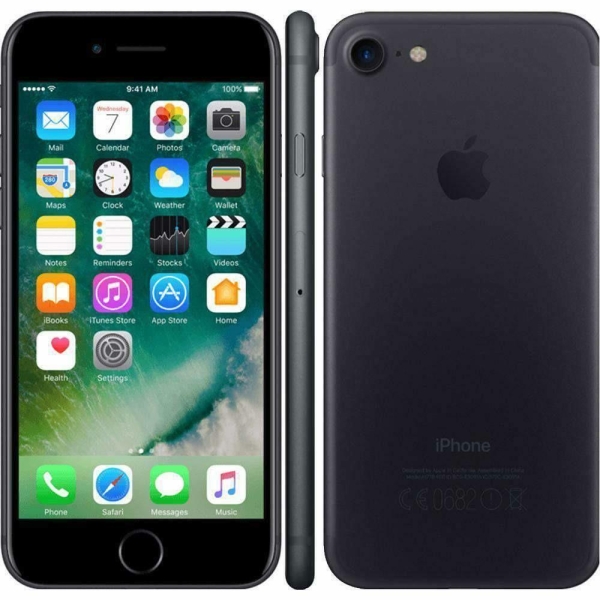 Apple iPhone 7 – 32GB – Schwarz – Entsperrt Smartphone – Guter Zustand! Klasse C