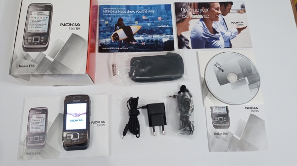 100% Original Nokia E66 DualSIM Smartphone in titan-grau. Top wie neu.