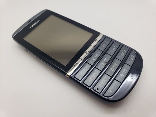 Retro funktioniert VOLL ENTSPERRT grau Nokia Asha 300 Handy KOSTENLOSER VERSAND