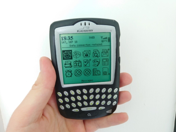 BlackBerry 6710 schwarz entsperrt Smartphone Sammler Handy 6720 6750 Requisite