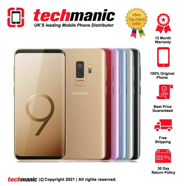 Samsung Galaxy S9+ Plus SM-G965F – 256 GB – goldfarbenes (entsperrt) Smartphone