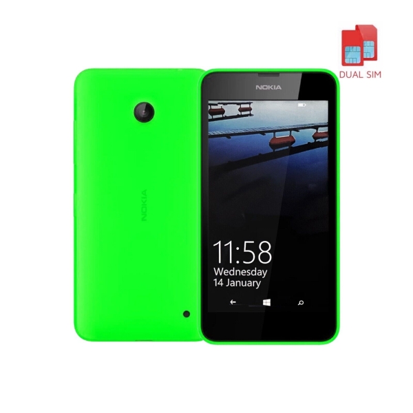 Nokia Lumia 630 Microsoft Win 8 Handy 8GB hellgrün DUAL SIM entsperrt