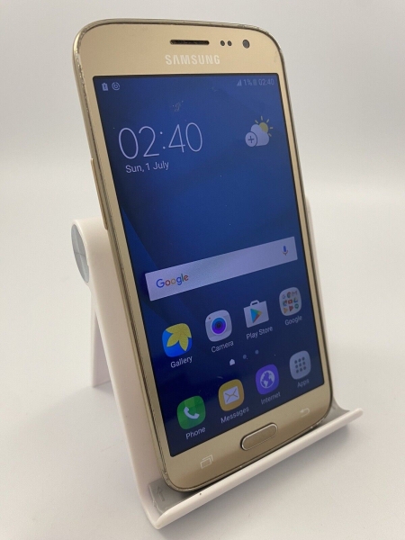 Samsung Galaxy J2 2016 Gold entsperrt 8GB 5,0″ 8MP 1,5GB RAM Android Smartphone