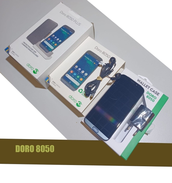 Smartphone Doro 8050, grau, Android LTE, 16 GB, handy new