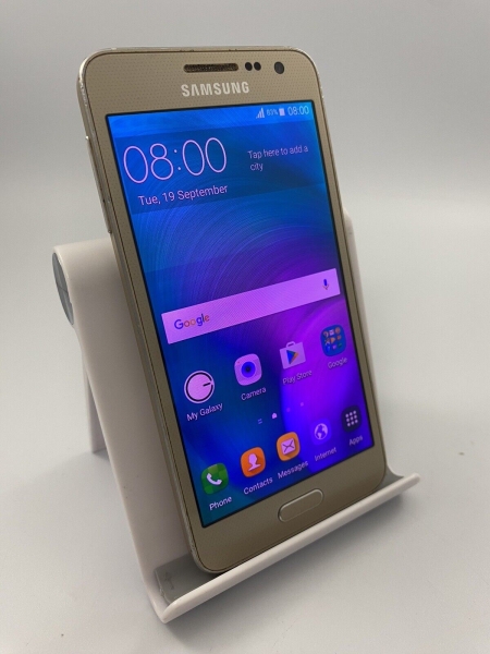 Samsung Galaxy A3 2015 Gold entsperrt 16GB 4,5″ 2GB Android Smartphone Screenburn