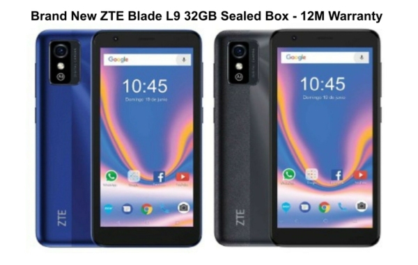 ZTE Blade L9 Smart Dual SIM 32GB grau/blau entsperrt 4G/LTE Android Smartphone