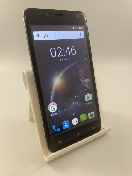 Cubot Rainbow 2 schwarz entsperrt 16GB 5,0″ Android Touchscreen Smartphone rissig