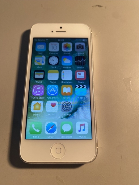 Apple iPhone 5 – 16 GB – Weiß & Silber (EE) A1429 (GSM)