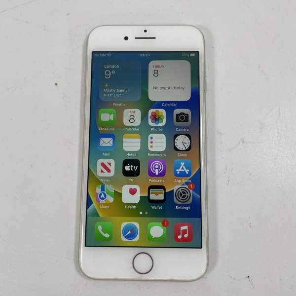 Apple iPhone 8 64GB A1863 silber entsperrt – guter Zustand