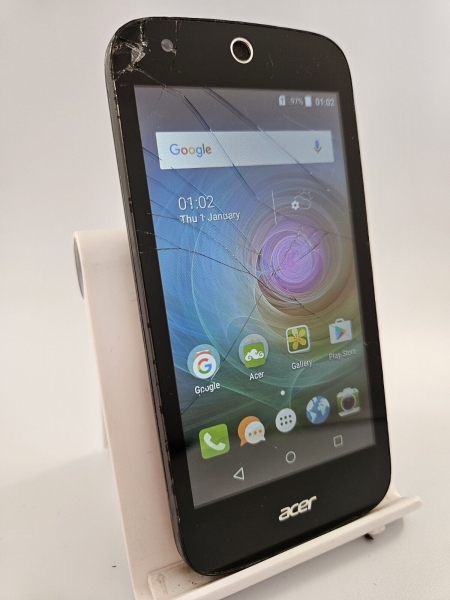 Acer Liqid Z330 schwarz entsperrt Dual Sim 8GB 1GB RAM Android Smartphone Riss