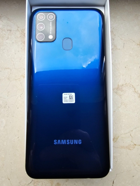 Samsung Galaxy M31 – 64GB Smartphone – simlockfrei – Blau / Blue – DualSIM – OVP