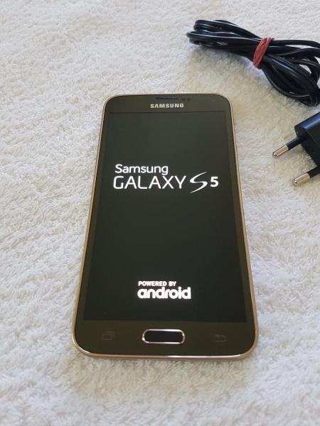 Samsung  Galaxy S5 LTE  SM-G901F – 16GB – Gold Smartphone +8GB SD