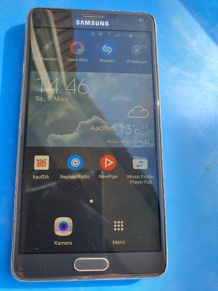 Samsung Galaxy Note 4 SM-N910F – 32GB – Charcoal Black (Ohne Simlock) Smartphone