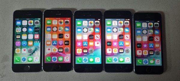 Restposten 5x Apple iPhone 5S.SE silber/spacegrau 4″ iOS Smartphone 1GB 16GB