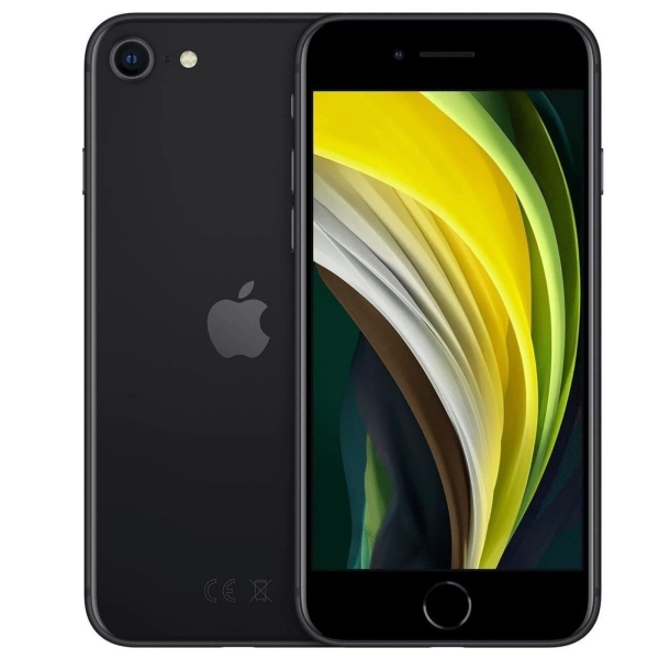 Apple iPhone SE 2. Gen 64GB schwarz entsperrt A2296 GSM Smartphone simfrei