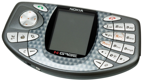 Seltenes Nokia N-Gage Spieldeck – Smartphone silber 