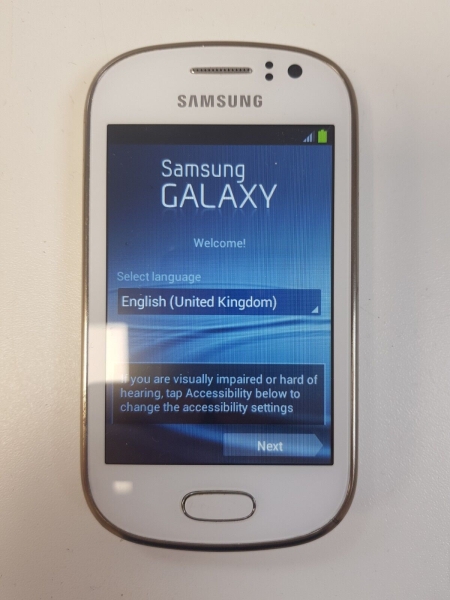 Samsung Galaxy Fame GT-S6810P – 4 GB – Smartphone weiß (entsperrt)