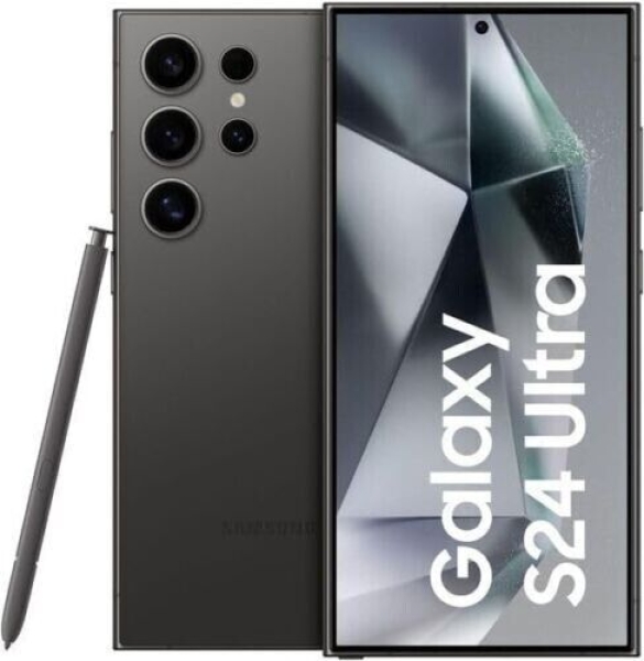Samsung Galaxy S24 Ultra 5G Smartphone 256GB Dual-SIM-frei – Titan Schwarz A