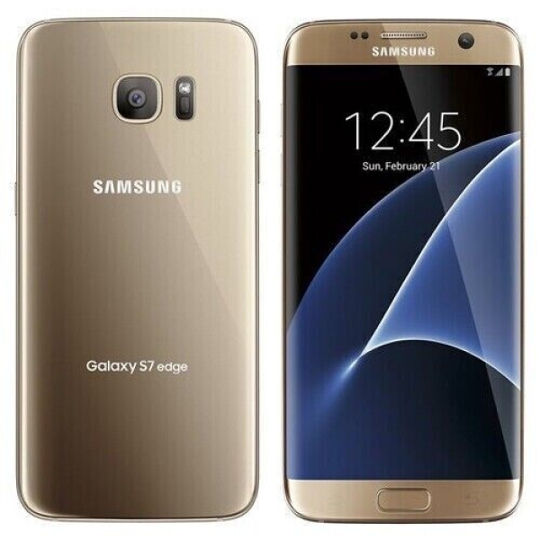Samsung Galaxy S7 Edge Gold 4G LTE 32GB werkseitig entsperrt Android Smartphone